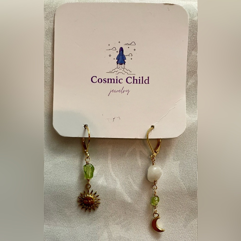 Cosmic Child jewelry unique earrings NWT